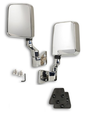Kit specchietti cromati adatti